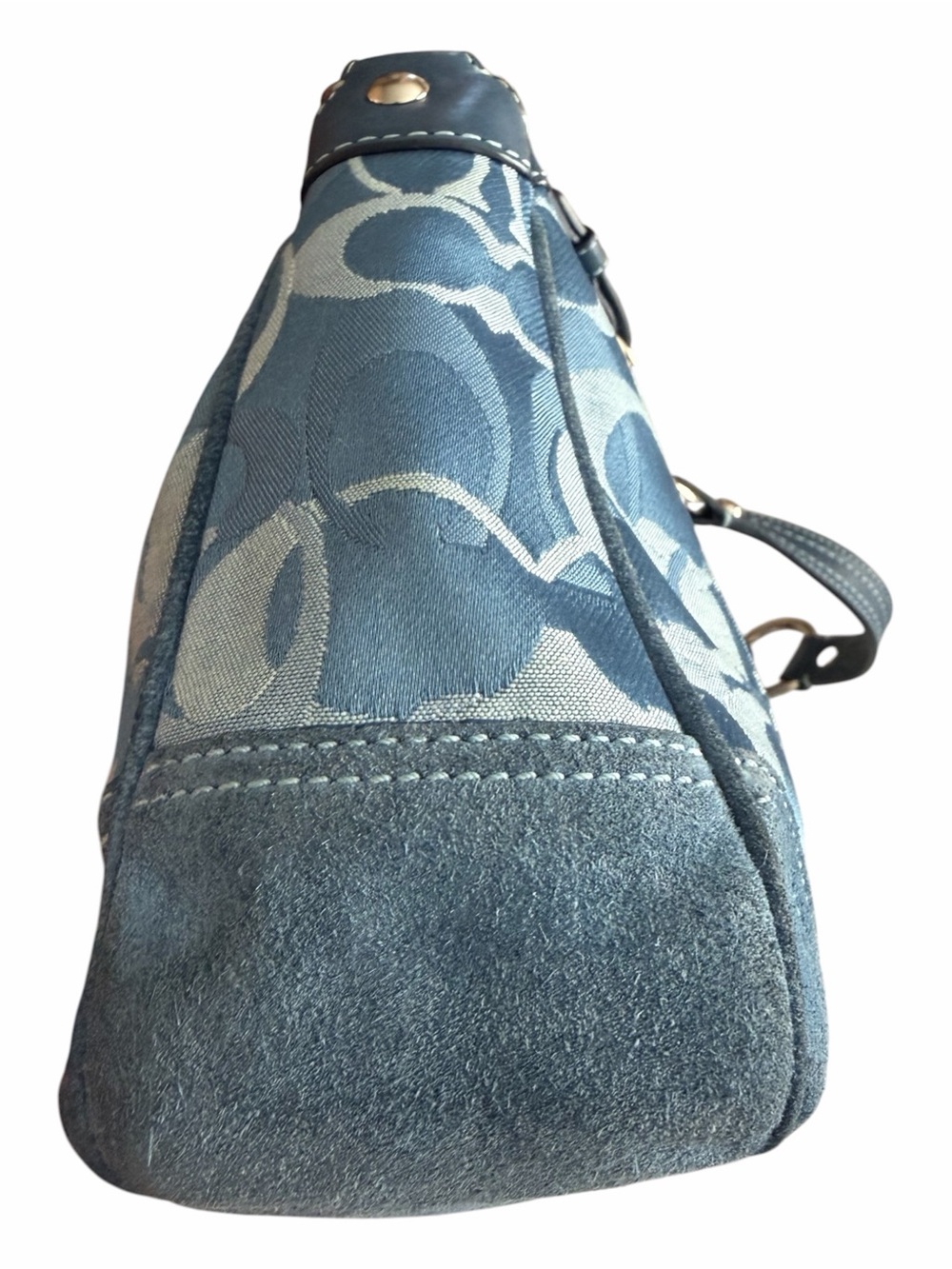 Coach Y2K Chelsea Optic Signature Jacquard and Suede Shoulder Bag - Picture 9 of 14